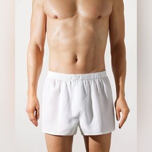 CDLP Woven Boxer Shorts Slim
White 
$85
Made of a soft TenceL Sz S